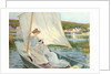 Ladies in a Sailing Boat by Jules Cayron