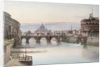 View of Rome, 1860 by I. Martin