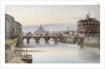 View of Rome, 1860 by I. Martin