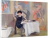 Lady at a Cafe table by Harry J. Pearson