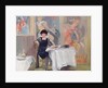 Lady at a Cafe table by Harry J. Pearson
