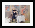 Lady at a Cafe table by Harry J. Pearson