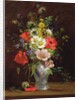 Still life with flowers in a vase, c.1866 by Louise Darru