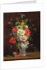 Still life with flowers in a vase, c.1866 by Louise Darru