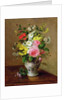 Still life with flowers in a vase, c.1866 by Louise Darru