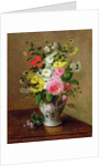 Still life with flowers in a vase, c.1866 by Louise Darru
