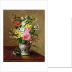 Still life with flowers in a vase, c.1866 by Louise Darru