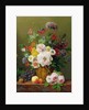 Still Life with Flowers and Fruit by Anthony Obermann