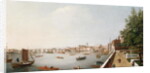 View of the River Thames from the Adelphi Terrace by William James