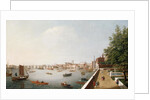 View of the River Thames from the Adelphi Terrace by William James