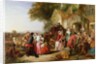 Travellers outside a tavern, 1850 by Thomas Falcon Marshall