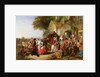 Travellers outside a tavern, 1850 by Thomas Falcon Marshall
