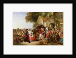 Travellers outside a tavern, 1850 by Thomas Falcon Marshall