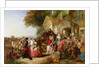 Travellers outside a tavern, 1850 by Thomas Falcon Marshall
