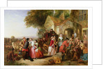 Travellers outside a tavern, 1850 by Thomas Falcon Marshall
