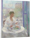 Lady Reading at an Open Window by Clementine-Helene Dufau