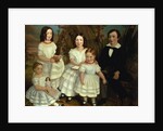 Portrait of a boy and his four sisters, c.1830 by John A. Giles