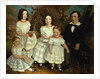 Portrait of a boy and his four sisters, c.1830 by John A. Giles