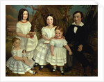 Portrait of a boy and his four sisters, c.1830 by John A. Giles