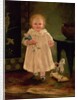 Child with a doll and a toy horse, c.1840 by English School