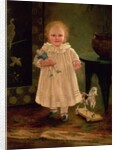 Child with a doll and a toy horse, c.1840 by English School