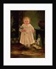 Child with a doll and a toy horse, c.1840 by English School