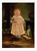 Child with a doll and a toy horse, c.1840 by English School