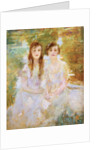 Study of two young girls by Ambrose McEvoy
