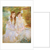 Study of two young girls by Ambrose McEvoy