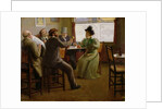 Bar interior, c.1880 by Belgian School