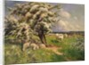 Sheep and cattle in a landscape by Arthur Walker Redgate