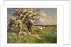 Sheep and cattle in a landscape by Arthur Walker Redgate