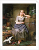 Cinderella and the Birds, 1868 by English School