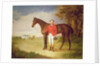 Portrait of a gentleman with his horse, c.1840 by English School