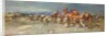 The Arab Caravan by Italian School