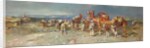 The Arab Caravan by Italian School