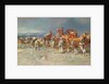 The Arab Caravan by Italian School