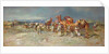The Arab Caravan by Italian School