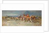 The Arab Caravan by Italian School