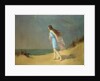 Girl on the beach by Frank Richards
