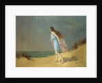 Girl on the beach by Frank Richards
