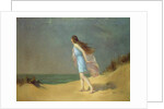 Girl on the beach by Frank Richards