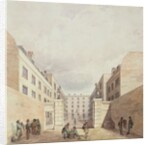 View of the East India Company's warehouses from Cutler Street, 1836 by Frederick Nash