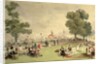 Hyde Park, view of the Coronation Fair, June 28, 1838 by English School