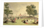 Hyde Park, view of the Coronation Fair, June 28, 1838 by English School