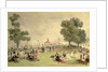 Hyde Park, view of the Coronation Fair, June 28, 1838 by English School