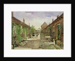 Skinners' Alms Houses, Mile End Road, Stepney, 1883 by John Crowther