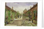 Skinners' Alms Houses, Mile End Road, Stepney, 1883 by John Crowther