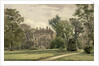 View of the Garden Front at Wandsworth Manor House, St. John's Hill, 1887 by John Crowther