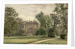 View of the Garden Front at Wandsworth Manor House, St. John's Hill, 1887 by John Crowther